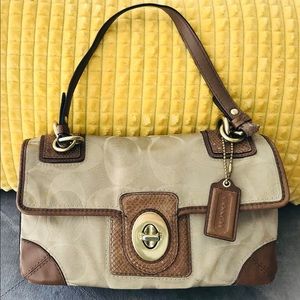 ✨ Coach shoulder handbag; women’s handheld purse